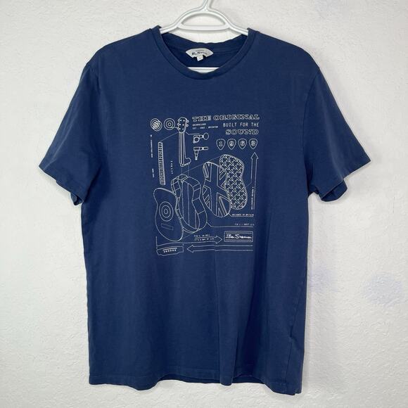 Ben Sherman "Built for the Sound" Blue Tee Men's Size L, Summer, Spring, Classic - Picture 1 of 7